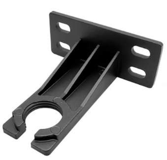 EnvisionLED GM-1/2-ALM-BL Gutter Mount, Aluminum - Black