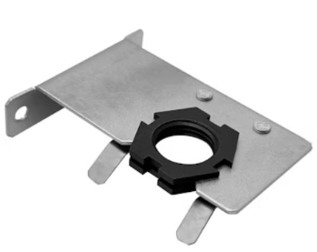 EnvisionLED GM-1/2-BR-SS Landscape Gutter Mount, Solid Brass Construction, Stainless Steel Finish