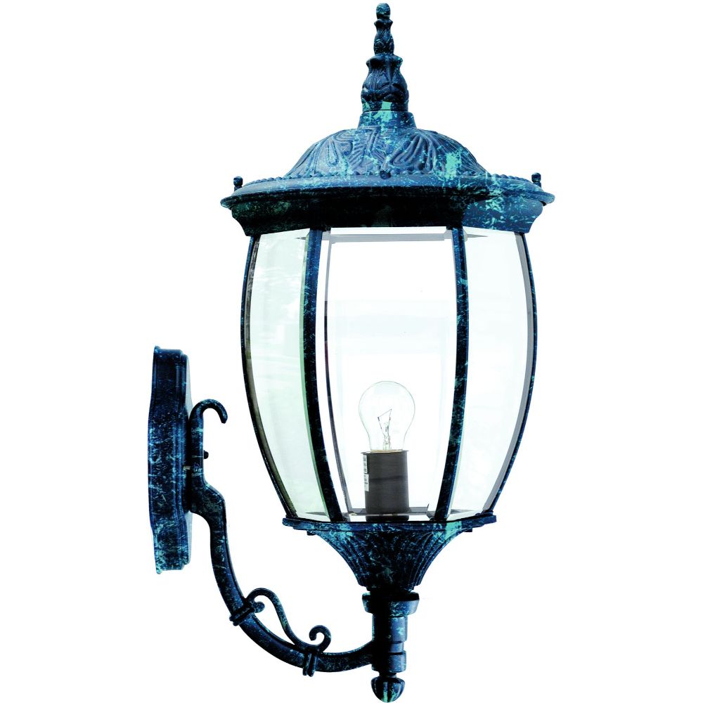 Dabmar Lighting GM105-VG Powder Coated Cast Aluminum Wall Light Fixture, Verde Green Finish
