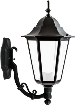 Dabmar Lighting GM135S-B-FR Daniella Wall Fixture With Frosted Glass Incand 120v, Black Finish