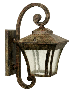 Dabmar Lighting GM210-L12-RGBW-DBS Cast Aluminium Wall Fixture E26 LED, Voltage 86V-265V, Multi-Color Temperature, Dark Bronze Stone Finish