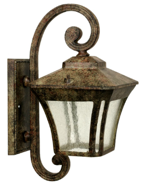 Dabmar Lighting GM210-L9-27K-DBS Cast Aluminium Wall Fixture GU24 LED, Voltage 120V, Color Temperature 2700K, Dark Bronze Stone Finish