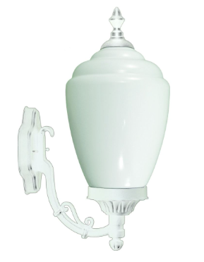 Dabmar Lighting GM290-L9-27K-W Cast Aluminum Wall Fixture GU24 LED, Voltage 120V, Color Temperature 2700K, White Finish