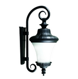 Dabmar Lighting GM460-L4-60K-B Cast Aluminum Wall Fixture, E12, Color Temperature 6000K, Black Finish