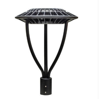 Dabmar Lighting GM575-LB80-50K-B Cast Aluminum Post Top Fixture, LB, Color Temperature 5000K, Black Finish