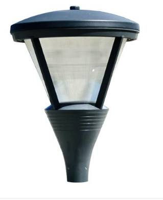 Dabmar Lighting GM580-B Powder Coated Cast Aluminum Architectural Post Top Light Fixture in Black Finish