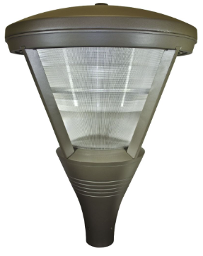 Dabmar Lighting GM580-L54-50K-BZ Cast Alum Post Top Fixture 120V-277V E39 LED 54W 5000K in Bronze Finish
