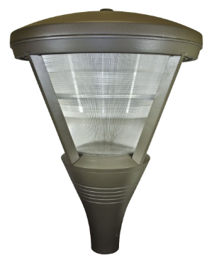 Dabmar Lighting GM580-L63-30K-BZ Cast Alum Post Top Fixture 120V-277V E39 LED 63W 3000K in Bronze Finish