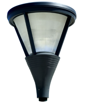 Dabmar Lighting GM580-L63-40K-B Cast Alum Post Top Fixture 120V-277V E39 LED 63W 4000K in Black Finish