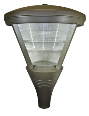 Dabmar Lighting GM580-L63-40K-BZ Cast Alum Post Top Fixture 120V-277V E39 LED 63W 4000K in Bronze Finish