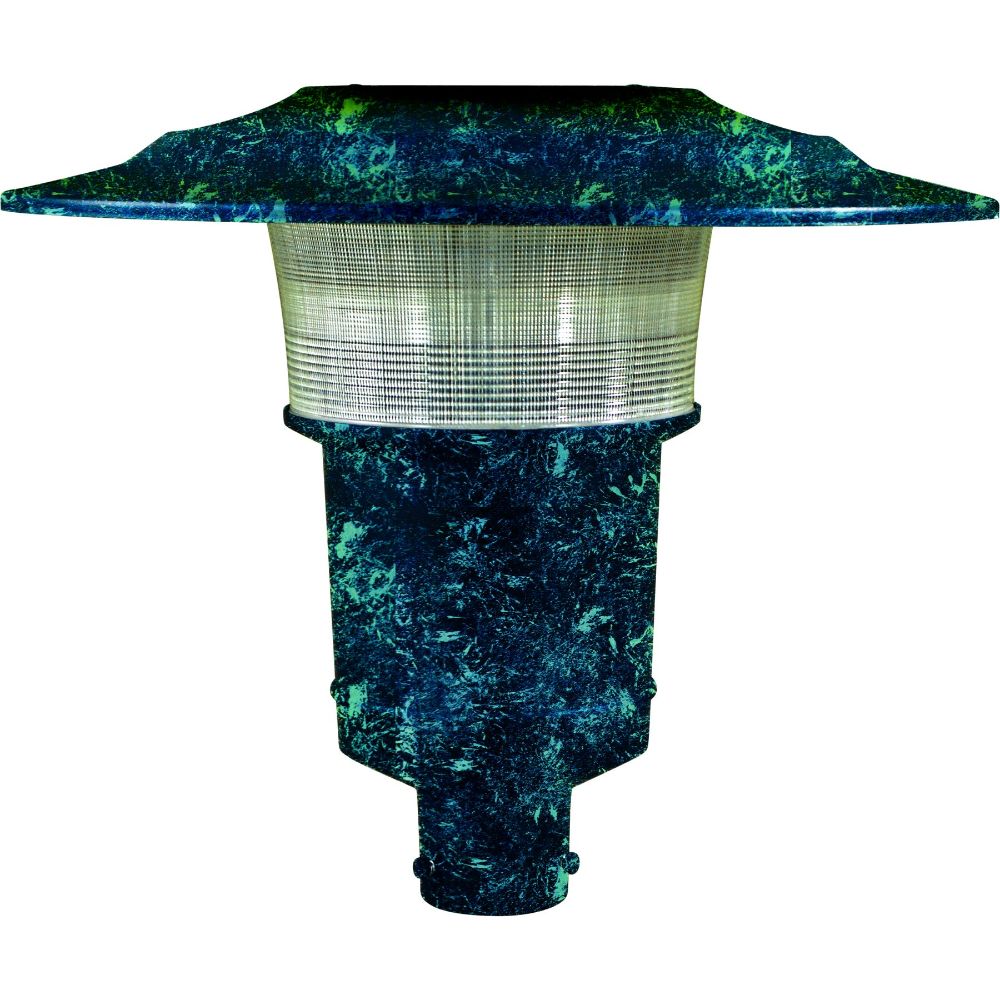 Dabmar Lighting GM655-L30-65K-VG LED Cast Aluminum Post Top Fixture, 85V-265V, E26, Color Temperature 6500K, Verde Green Finish
