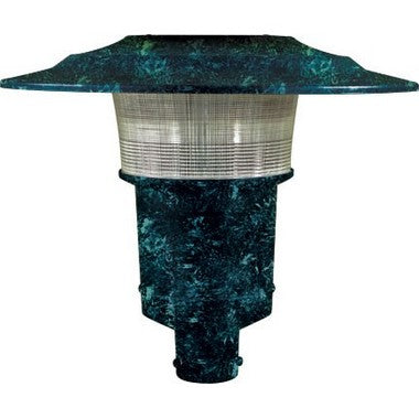 Dabmar Lighting GM655-VG Powder Coated Cast Aluminum Architectural Post Top Light Fixture, Verde Green Finish