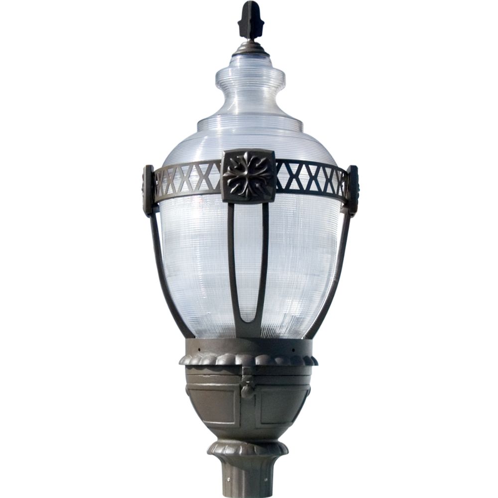 Dabmar Lighting GM660-L63-30K-BZ LED Cast Aluminum E39 Post Top Light Fixture, 120V-277V, Color Temperature 3000K, Bronze Finish