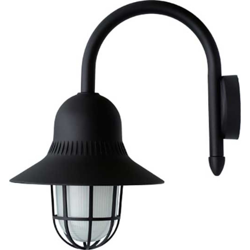 Dabmar Lighting GM997-B Powder Coated Cast Aluminum Wall Light Fixture, Black Finish