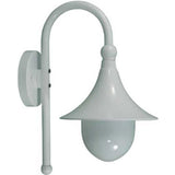 Dabmar Lighting GM997-W Powder Coated Cast Aluminum Wall Light Fixture, White Finish