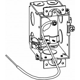 Orbit GMB-1-NM-OW 2-3/4” Deep, Gangable 1-Gang Switch Box With NM Cable Clamps & Locking Grips For Old Work