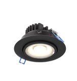 DALS Lighting GMB4-CC-V-BK 4″ Gimbal Recessed  2700K, 3000K, 3500K, 4000K, 5000K - 5CCT,  810lm, 11W Black Finish