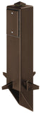 Arlignton GP19BR 19" Outdoor Lighting Post, Bronze Finish