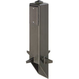 Arlignton GP19B 19" Outdoor Lighting Post, Black Finish