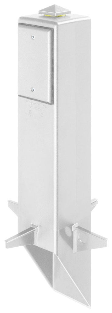 Arlignton GP19W 19" Outdoor Lighting Post, White Finish