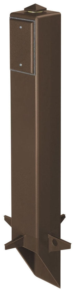 Arlignton GP26BR Garden Post 26" Support for Outdoor Light Fixtures, Bronze Finish