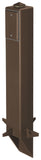 Arlignton GP26BR Garden Post 26" Support for Outdoor Light Fixtures, Bronze Finish