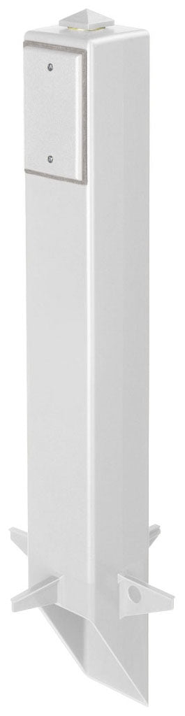 Arlignton GP26W Garden Post 26" Support for Outdoor Light Fixtures, White Finish