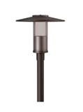 Westgate GPH-12-40W-MCTP-BR Modern Top-Hat Post-Top Area Light W/ Indirect Light Source, Selectable Multi CCT & Wattage