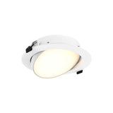 DALS Lighting GPN6-CC-V-WH Multi CCT Round gimbal recessed light - universal 120V-347V, 0-10V dimming