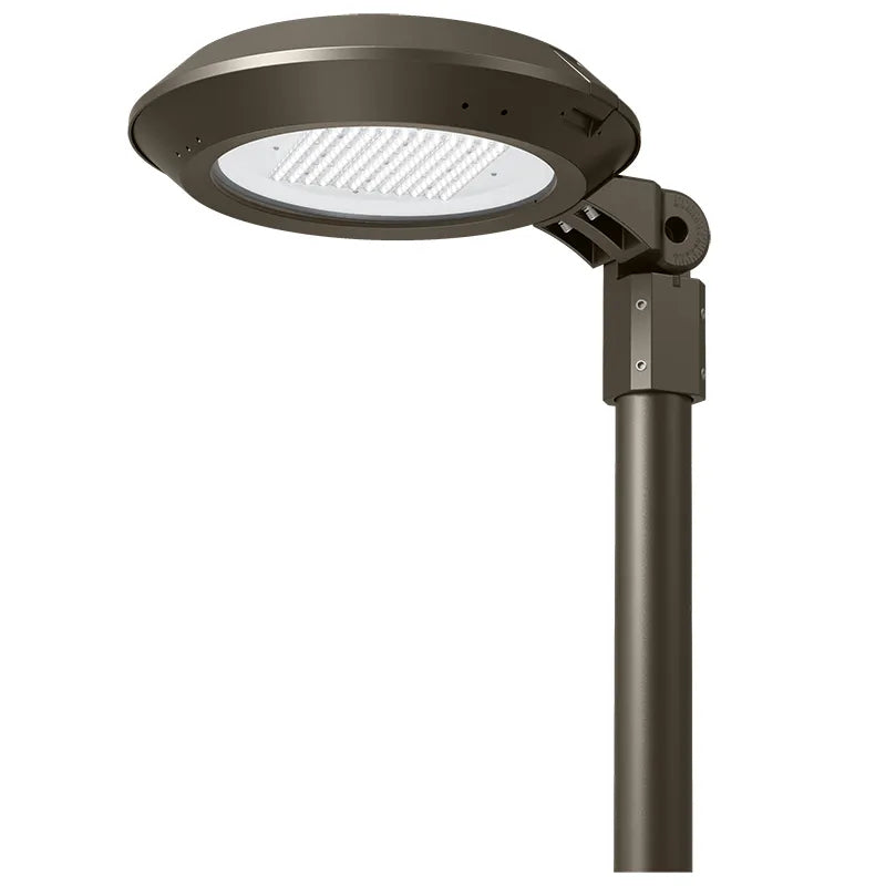 Westgate GPX-90-150W-MCTP-SF LED Slip Fitter Area Disk Light, Wattage 90/120/150W, Lumens 150 LM/W, CCT Selectable, Bronze Finish
