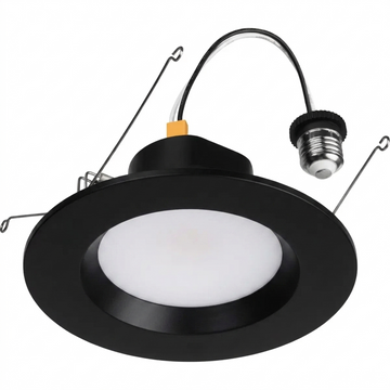 Lutron RRL-RD4BL-TW 4 Inch Retrofit Downlight 8.5W 800lm 4000K Black Trim