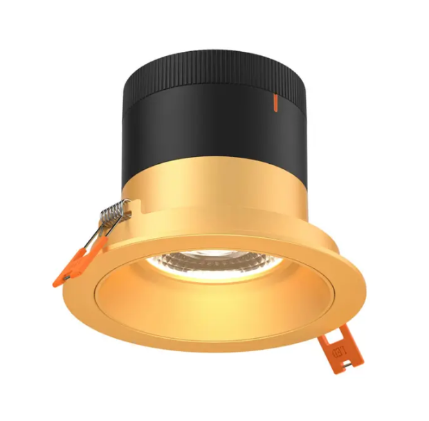 Dals Lighting RC03-CC-60-RGGD-TGD Versa 3" Gold Modular Downlight, 60 degree Beam Angle Wattage & CCT Selectable - Gold Trim