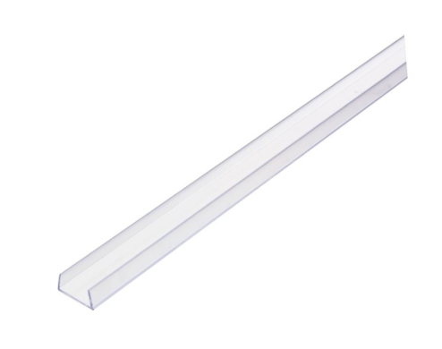 American Lighting H2-TRACK-3 36" HYBRID2 Clear Plastic Mounting Track - 10 Count