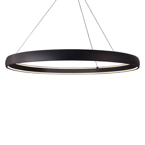 Kuzco Lighting PD22772-BK-UNV-010 Halo 72-in Pendant Ceiling Light - CCT: 3000K - Finish: Black