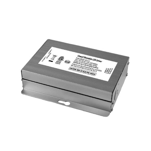 Lotus LED Lights HBL024-120-24-D Hard Wired Dimmable Driver, 120V Input / 24V DC Output