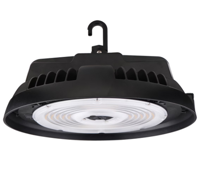 Eiko HBX2-1004-1-N01-M12 Mod Monopoint LED High Bay Light, 100W, 4000K, 120V, 10ft Cord, Dimmable, with Stand-alone PIR Motion Sensor and 5-15P Plug