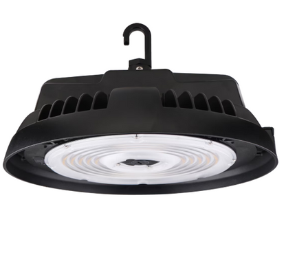 Eiko HBX2-1004-2-M2 Mod Monopoint LED High Bay Light, 100W, 4000K, 277-480V, 10ft Cord, Dimmable, Centre Mount Microwave Sensor; Requires RC02 Remote Control