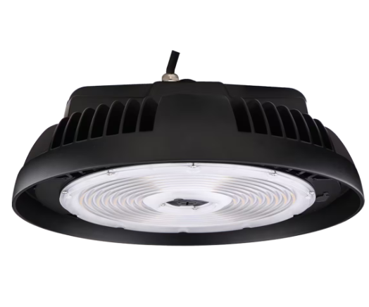 Eiko HBX2-2404-1-N01-M2 Mod Monopoint LED High Bay Light, 240W, 4000K, 120-277V, 10ft Cord, Dimmable, 5-15P Plug, Centre Mount Microwave Sensor; Requires RC02 Remote Control