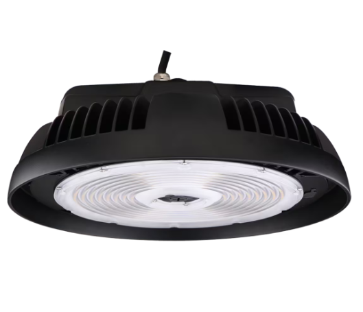 Eiko HBX2-3004-2-M13-FR Mod Monopoint LED High Bay Light, 300W, 4000K, 277-480V, Dimmable, 10ft Cord, PIR centre mount motion sensor and mounting arm, 12VDC, Frosted Lens