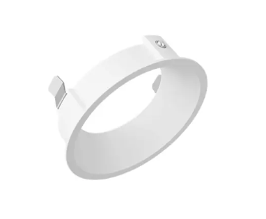 DMF Lighting HCLTR4WHFL H-Series 4" Round Flangeless Trim - White Finish