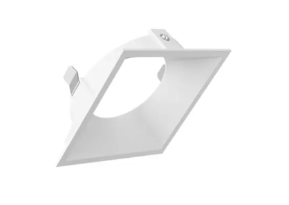 DMF Lighting HCLTS4WHFL H-Series 4" Square Flangeless Trim - White Finish