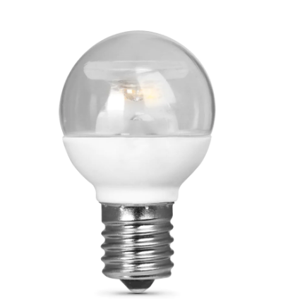 Feit Electric BP40S11N/LED/HDRP 40W Replacement Bright White E17 Intermediate Base S11 Specialty LED Light, Color Temperature 3000K, Wattage 3.8W, Voltage 120V