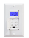 Enerlites HET01-W 15 AMP 7-DAYS IN-WALL PROGRAMMABLE TIMER SWITCH – WHITE