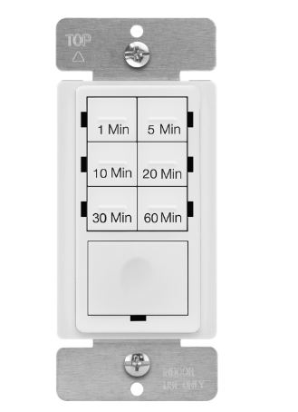 Enerlites HET06-J6-W In Wall Counter Down Timer Max 30M, Ground Required