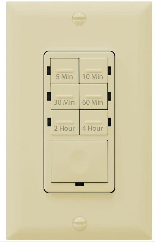 4-Hr 7-Button Countdown Timer Switch, No Neutral - ENERLITES