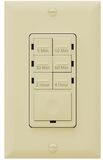 Enerlites HET06-R-I 800 WATTS 4-HOUR IN-WALL PRESET TIMER SWITCH - IVORY