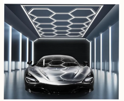 Westgate HEX-96X190-534W-30K-UNIV Hex car shop decorative light kit with frame 96in x 190in, 534W, 130LM/W, 3000K