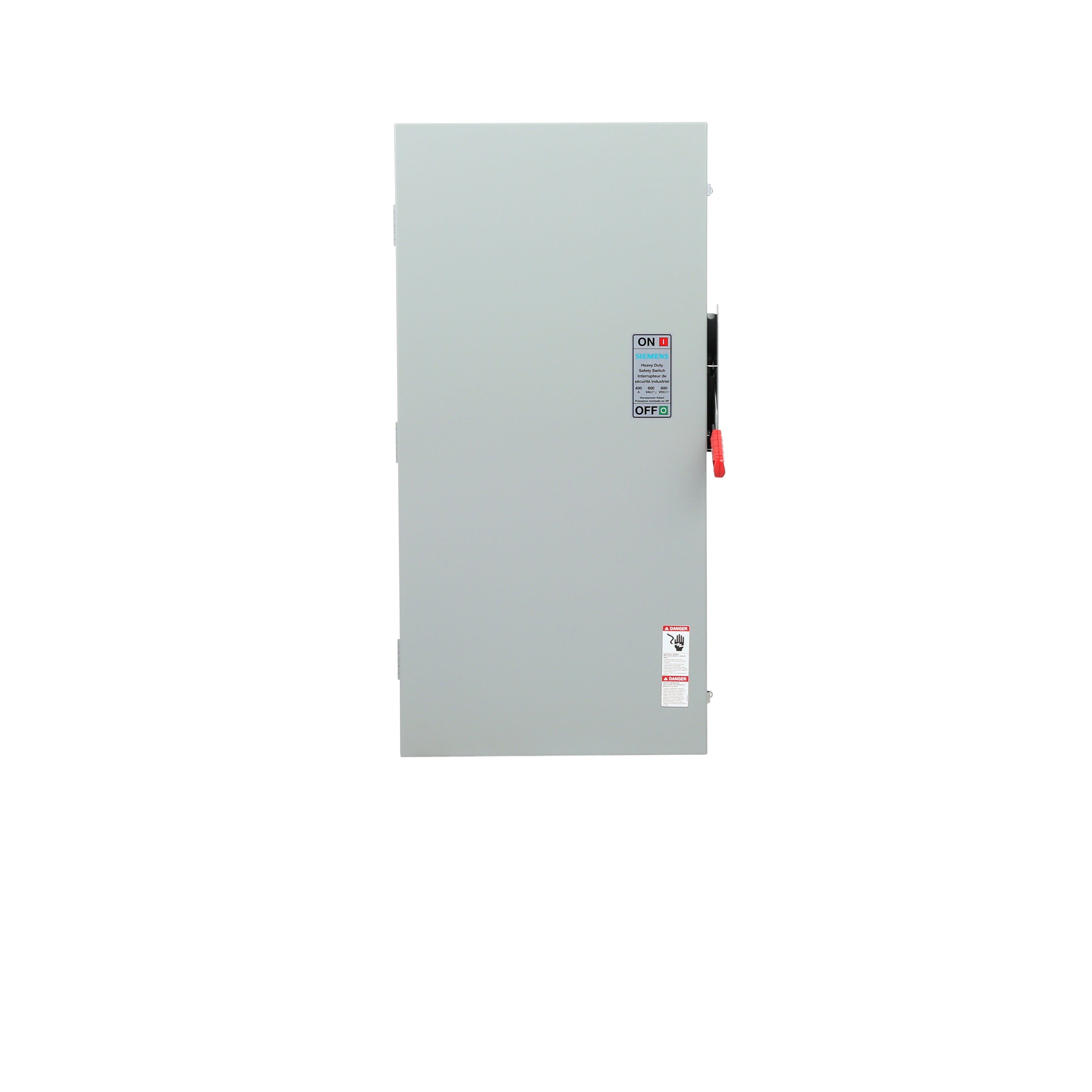 Siemens HF365A 600 VAC 400 Amp 3-Pole 3-Wire NEMA 1 Heavy Duty Fusible Safety Switch