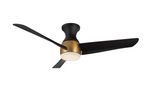 Kuzco Lighting HF91954-BG/MB Thalia 54 inch Brushed Gold and Matte Black LED Hugger Fan