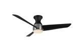 Kuzco Lighting HF91954-BN/MB Thalia 54 inch Brushed Nickel and Matte Black LED Hugger Fan